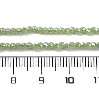 Electroplate Glass Beads Strands EGLA-H107-01A-A01-1
