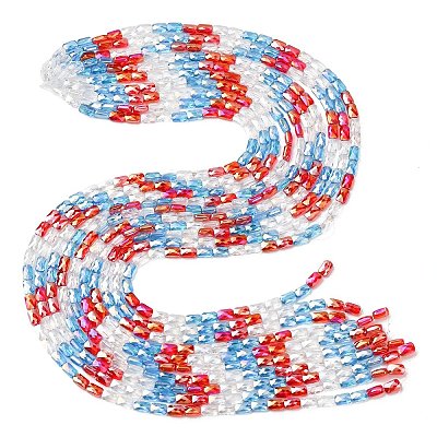Electroplate Glass Beads Strands EGLA-D300-05-17-1