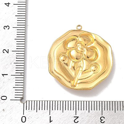 304 Stainless Steel Enamel with ABS Plastic Imitation Pearl Pendants STAS-Z184-07G-1