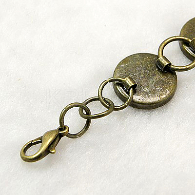 Brass Bracelet Making X-KK-G049-AB-NF-1