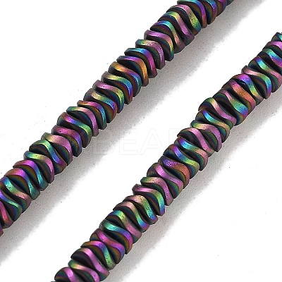 Electroplated Synthetic Non-magnetic Hematite Beads Strands G-H020-M01-19-1