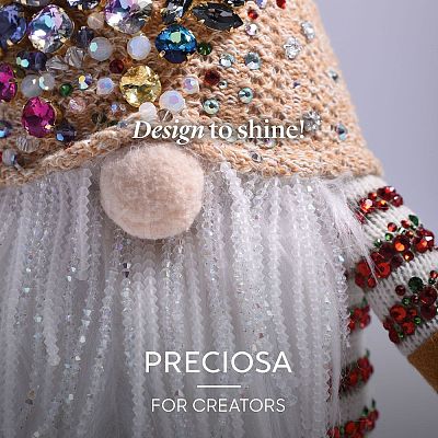 Preciosa® MAXIMA Crystal No Hotfix Flatback Stones Y-PRC-NSS10-90040-1