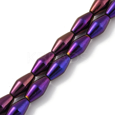 Electroplated Synthetic Non-magnetic Hematite Beads Strands G-Z032-B02-02A-1