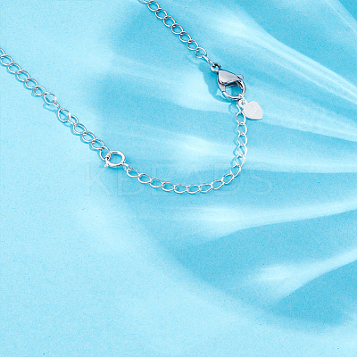 3Pcs 3 Styles Sterling Silver Curb Chain Extender FIND-ME0002-35-1