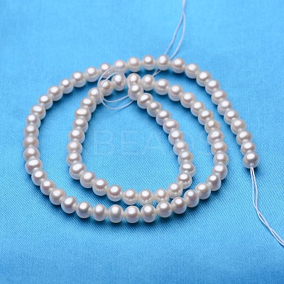 Natural Cultured Freshwater Pearl Beads Strands PEAR-E009-5-5.5mm-A-01-1