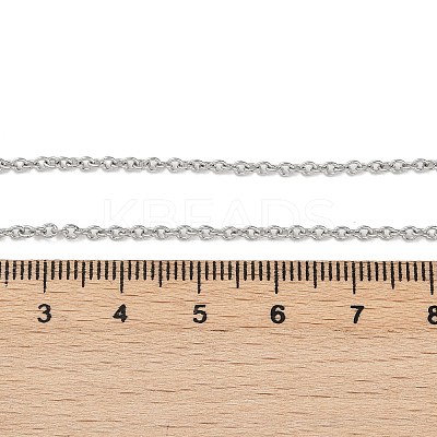 316 Surgical Stainless Steel Cable Chain Necklaces NJEW-JN01047-03-1