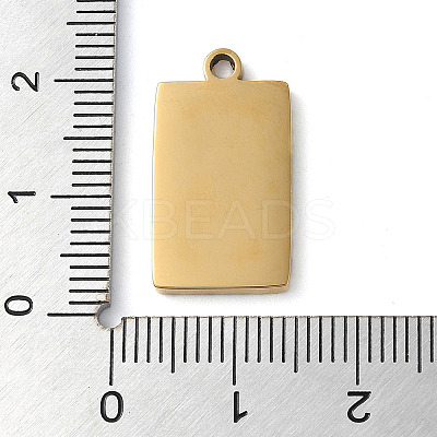 Ion Plating(IP) 304 Stainless Steel Pendants STAS-D025-06G-02-1