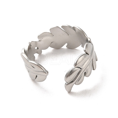 Non-Tarnish 201 Stainless Steel Finger Rings RJEW-H223-03P-08-1
