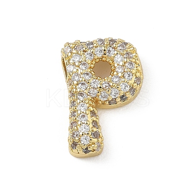 Brass Micro Pave Cubic Zirconia Pendants KK-A300-02G-P-1