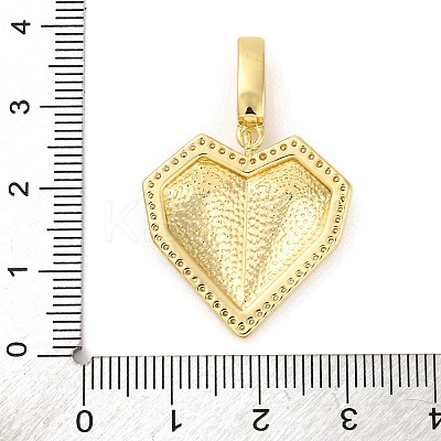 Brass Pendants with Cubic Zirconia KK-D536-05G-1