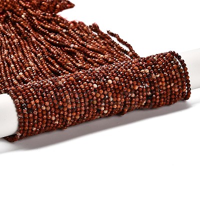 Natural Red Jasper Beads Strands G-RM2025-38-3mm-1