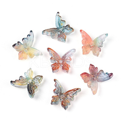 Baking Paint Glass Beads DGLA-T004-04L-1