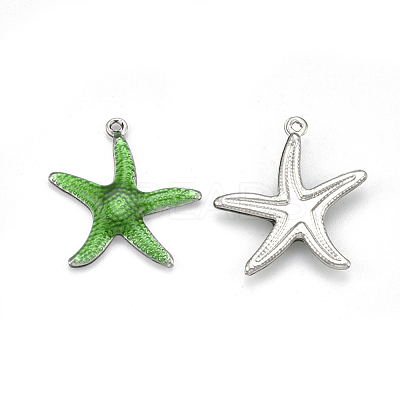 304 Stainless Steel Pendants STAS-T039-10A-1