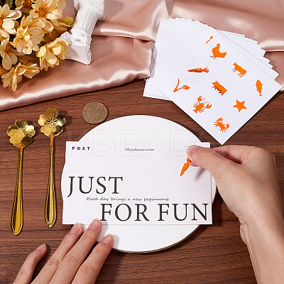 PVC Plastic Self-Adhesive Stickers STIC-WH20002-04A-1