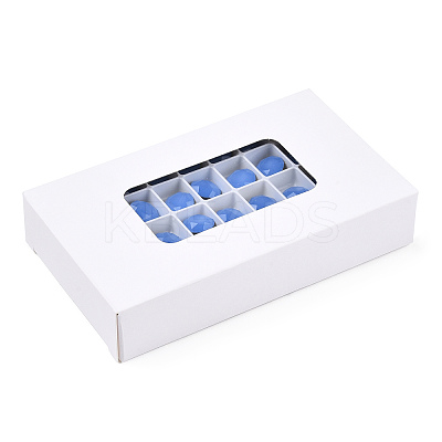 Pointed Back Glass Rhinestone Cabochons RGLA-T029-12mm-24-1