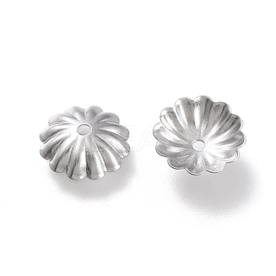 Non-Tarnish 304 Stainless Steel Bead Caps STAS-K194-06P-02-1