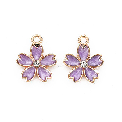 Alloy Enamel Pendants X-ENAM-S121-052E-1