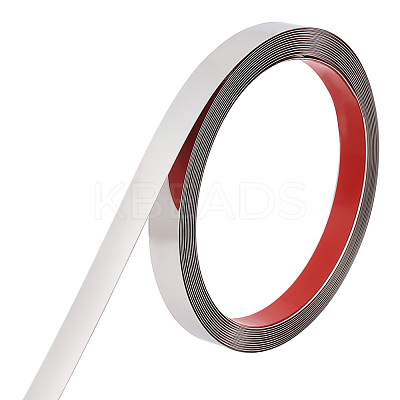 201 Stainless Steel Self-Adhesive Flexible Molding Trim FIND-WH0139-141A-02-1