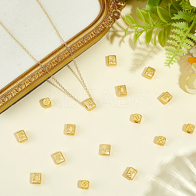 25Pcs 5 Styles Alloy Beads FIND-OC0014-38-1