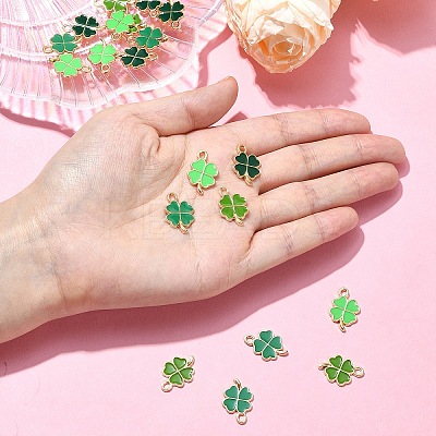 20Pcs 4 Styles Rack Plating Alloy Enamel Pendants FIND-YW0004-75-1