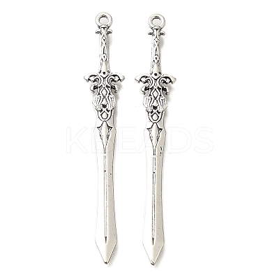 Tibetan Style Alloy Big Pendants FIND-G078-32D-AS-1