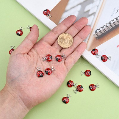 Alloy Enamel Pendants X-EA466Y-1