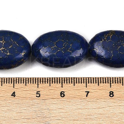 Synthetic Howlite Imitation Lapis Lazuli Beads Strands G-S393-11A-18x25-1