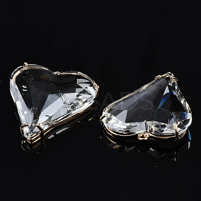 Transparent Glass Pendants LS-GLAA-Q088-022-1