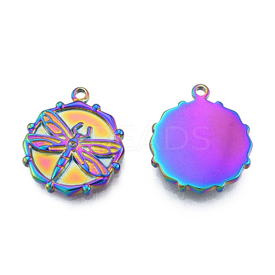 Ion Plating(IP) 304 Stainless Steel Pendants STAS-N098-207M-1