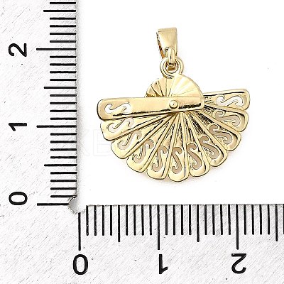 Brass Pendants KK-P336-32G-1