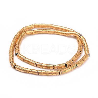 Electroplate Non-magnetic Synthetic Hematite Beads Strands G-I260-07A-1