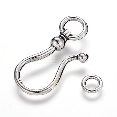 Tibetan Style S Hook Clasps LS-LF5091Y-NF-1