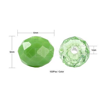 500Pcs 5 Colors Mixed Styles Glass Beads EGLA-LS0001-02-1