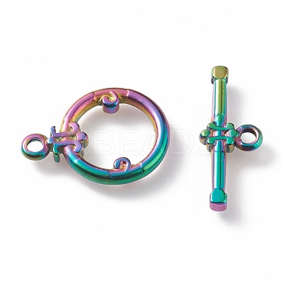 Ion Plating(IP) 304 Stainless Steel Toggle Clasps STAS-K209-05M-1