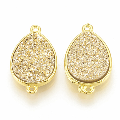 Druzy Resin Links Connectors RESI-T019-06J-1