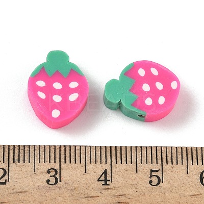 Fruit & Vegetable Theme Handmade Polymer Clay Beads CLAY-F006-02C-1