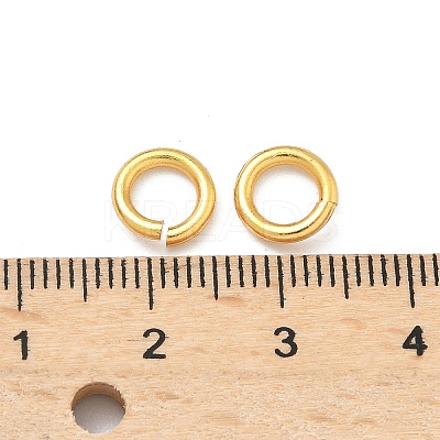 Brass Open Jump Rings KK-H532-43C-G-1