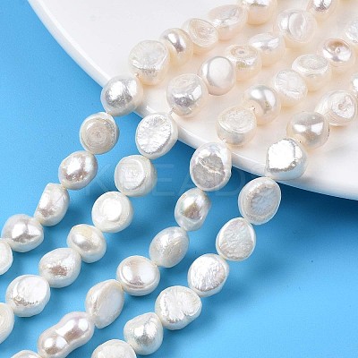 Natural Cultured Freshwater Pearl Beads Strands PEAR-N014-08D-1