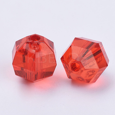 Transparent Acrylic Beads TACR-Q256-6mm-V12-1