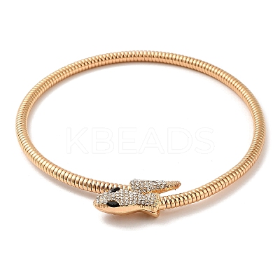 Alloy Round Snake Chain Necklaces NJEW-Z020-02KCG-1