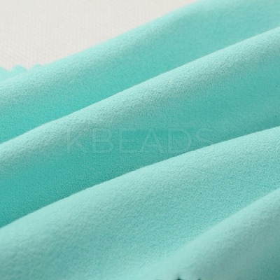 Suede Fabric Square Silver Polishing Cloth AJEW-G004-05-1
