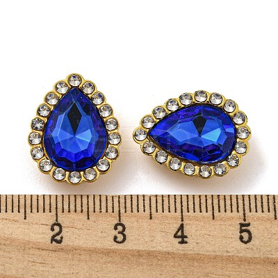 Acrylic Rhinetsone Cabochons FIND-C054-02G-01-1