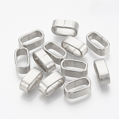 Non-Tarnish 304 Stainless Steel Slide Charm LS-X-STAS-T031-06-1