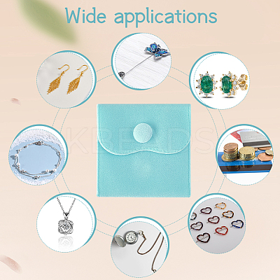 10Pcs Velvet Jewelry Pouches AJEW-NB0005-66E-1