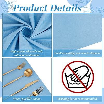 Faux Suede Glasses Cloth AJEW-WH0348-884C-1