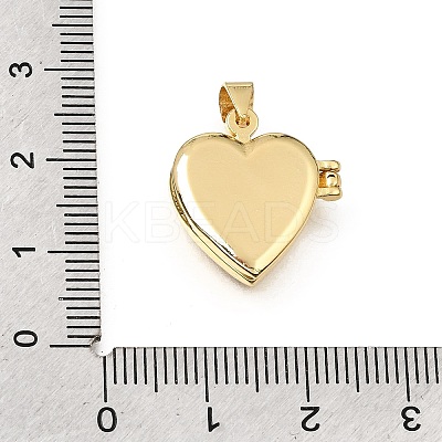 Brass & Natural Shell Locket Pendants SH-CBA7C77-05G-1