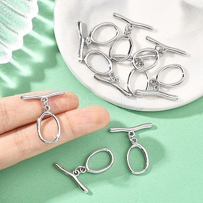 SHEGRACE Brass Toggle Clasps XGRQ58360-790P-1