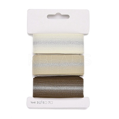 9 Yards 3 Styles Polyester Ribbon SRIB-A014-K07-1
