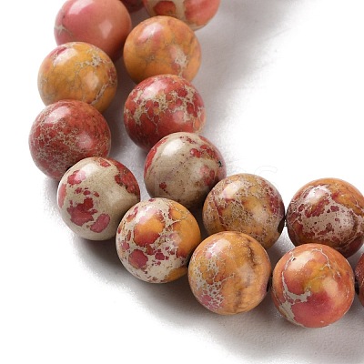 Dyed Natural Regalite/Imperial Jasper/Sea Sediment Jasper Beads Strands G-B124-C01-16-1