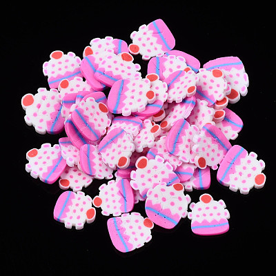 Handmade Polymer Clay Cabochons CLAY-N006-91-1